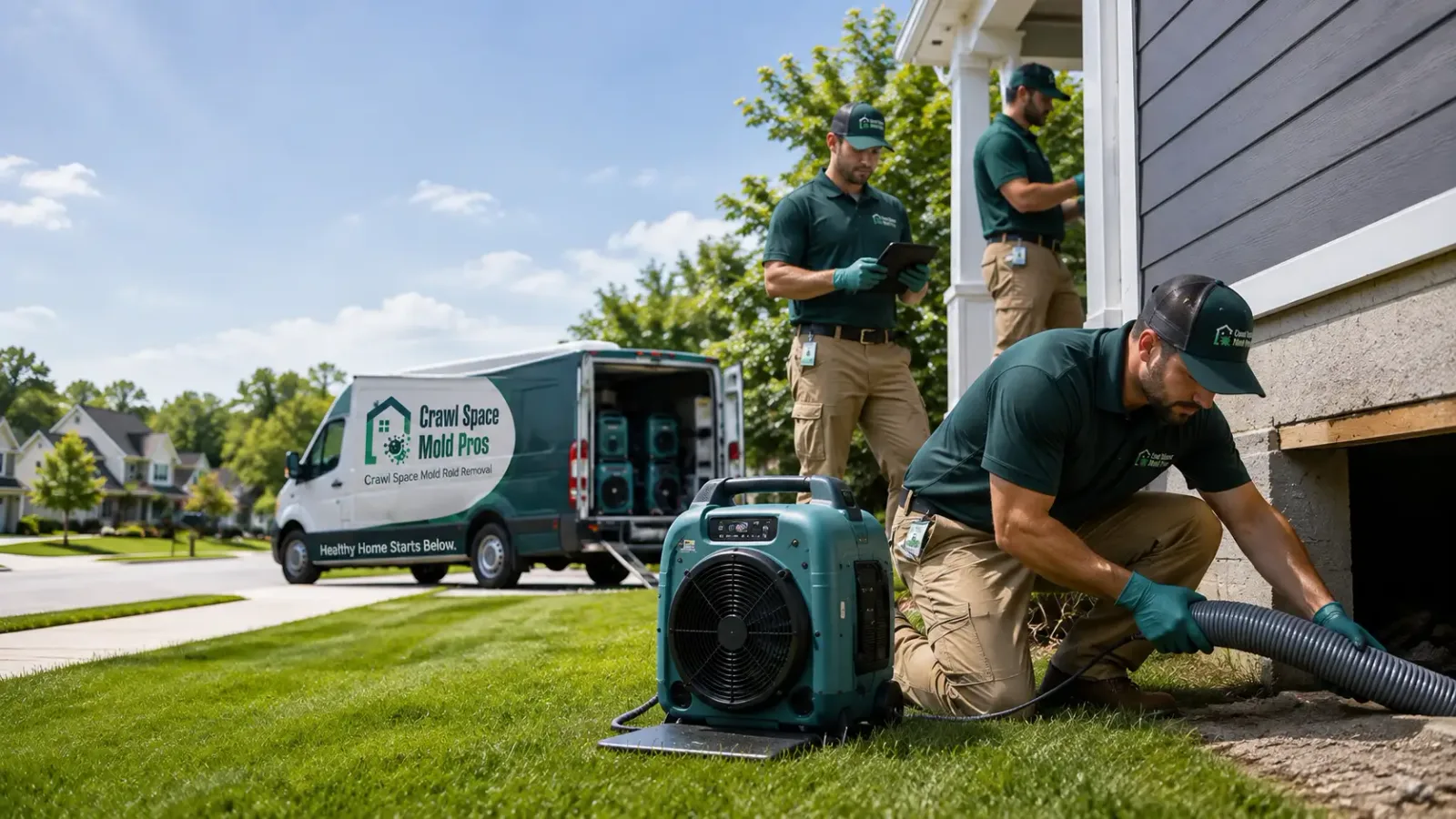 Crawl Space Mold Removal in Nebo, IL